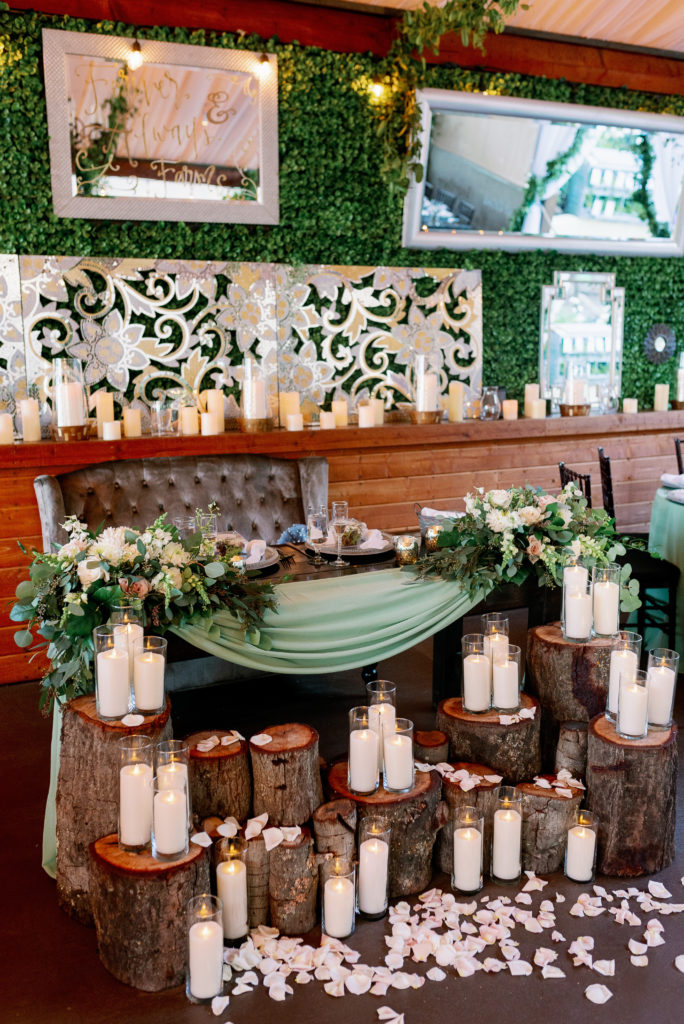 wedding reception space forever and always farm