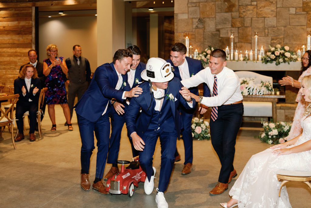 firefighter groom 
