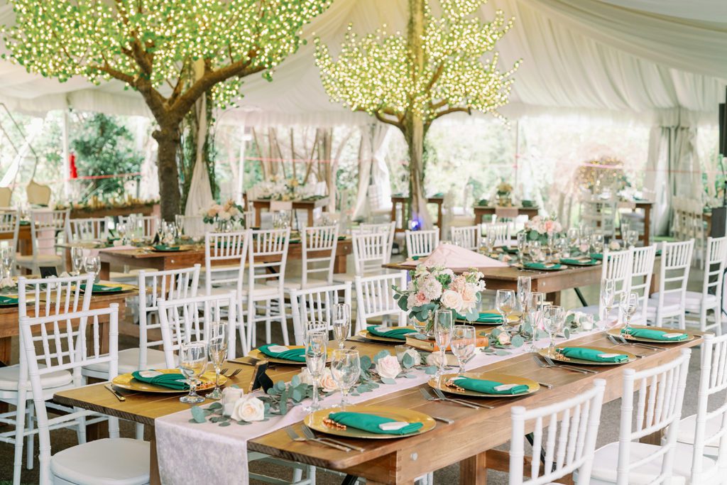 Twin Oaks Gardens Wedding Reception Details 